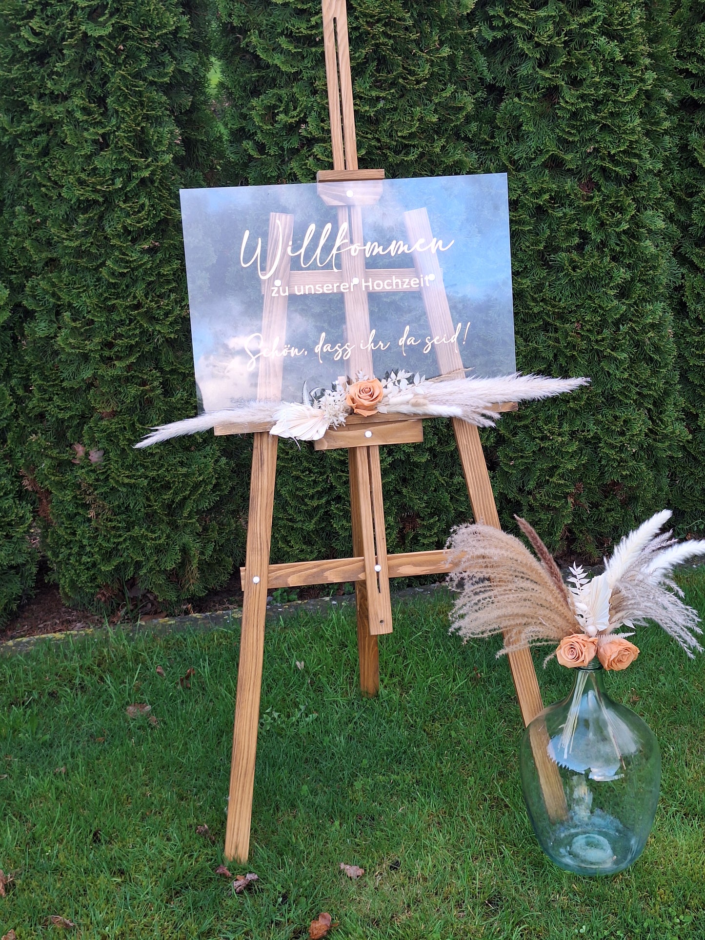 Willkommensschild Acryl "Orlando"