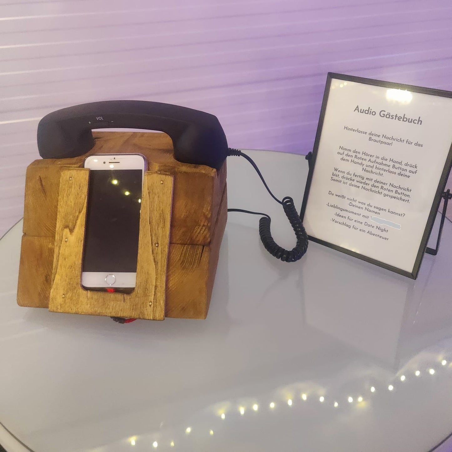 Audio Gästebuch Telefon