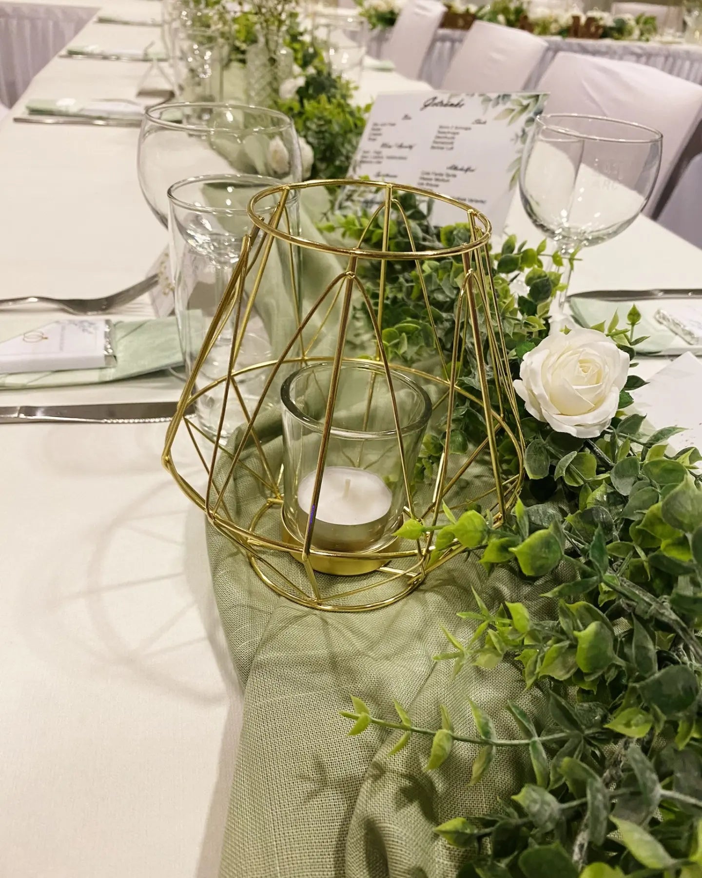 Kerzenhalter gold "Mia"