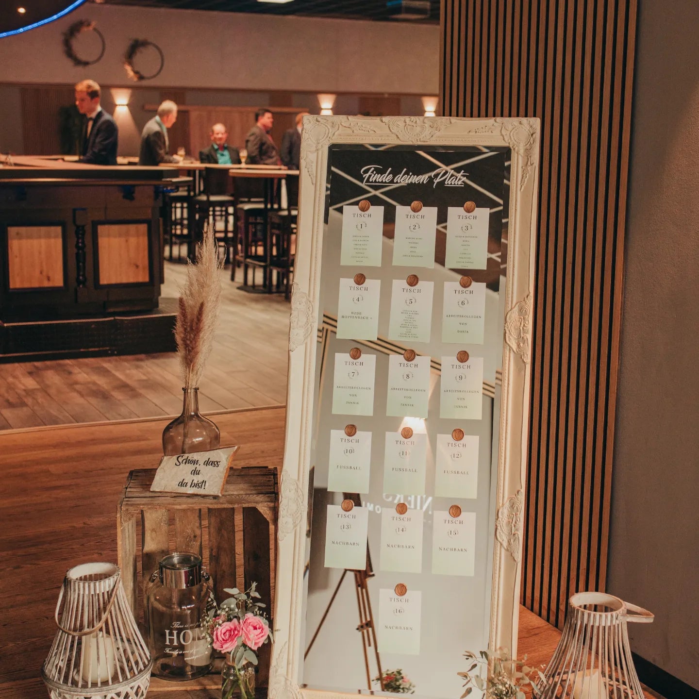 Sitzplan "Finde dein Platz"