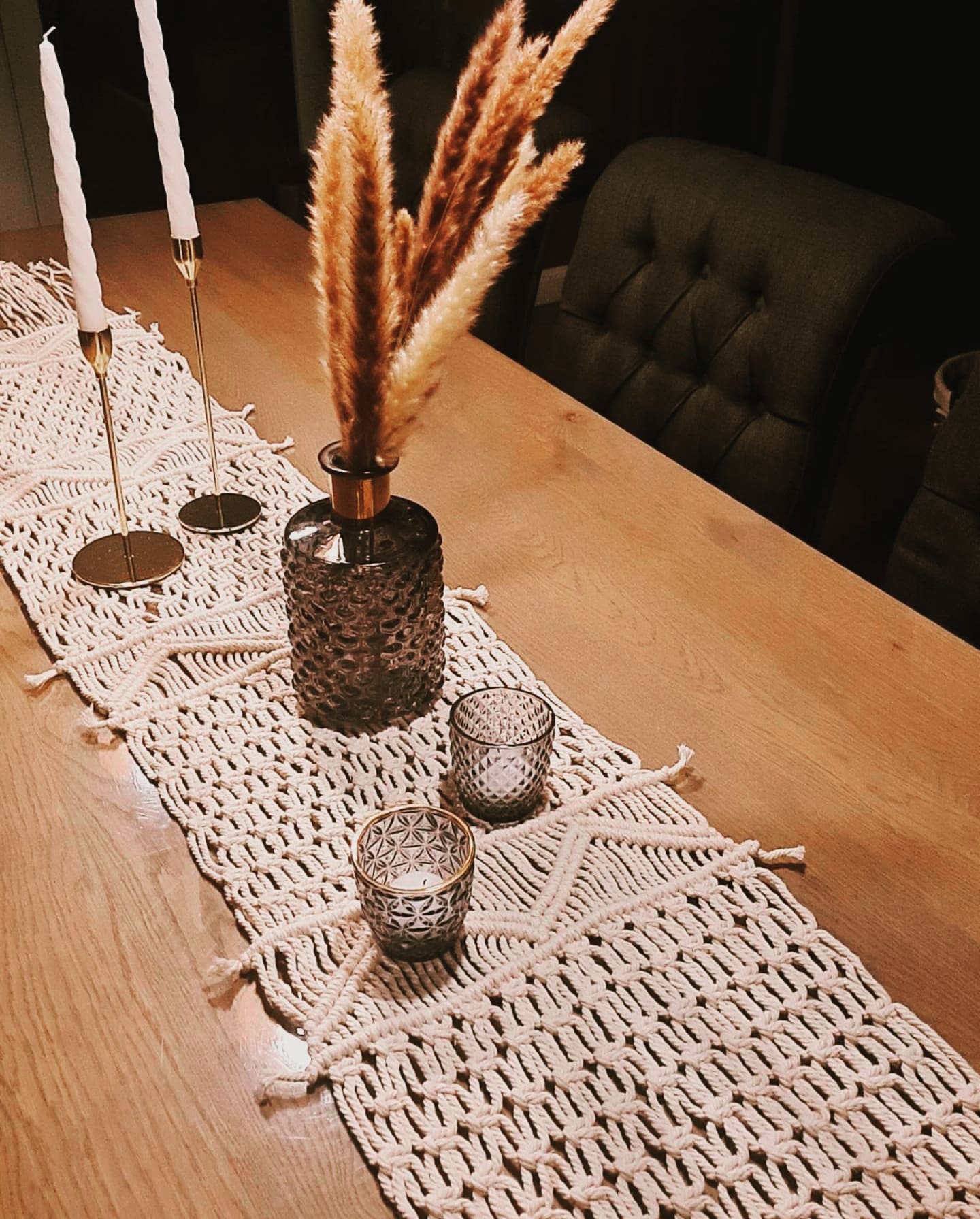 Makramee Tischläufer