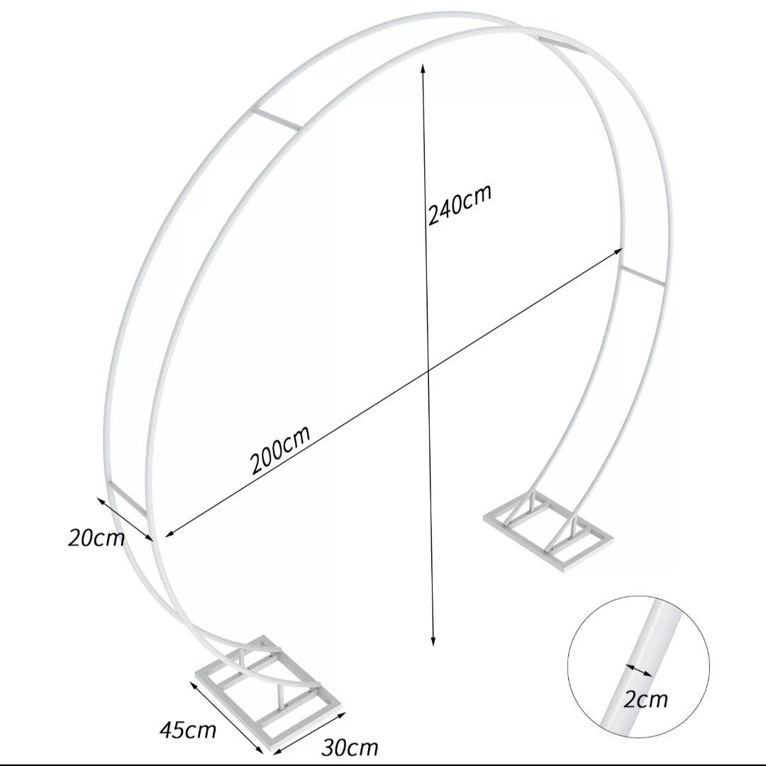 Traubogen rund doppelt