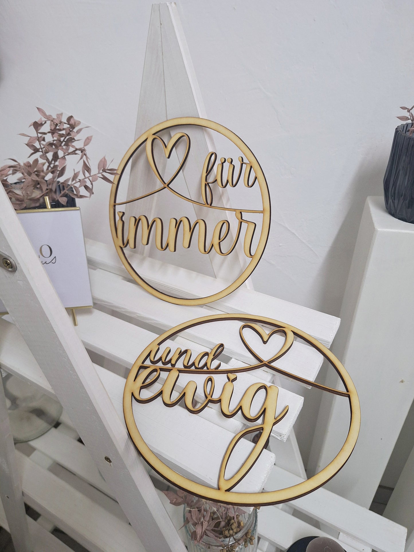 Stuhlbehang "Für immer und ewig"