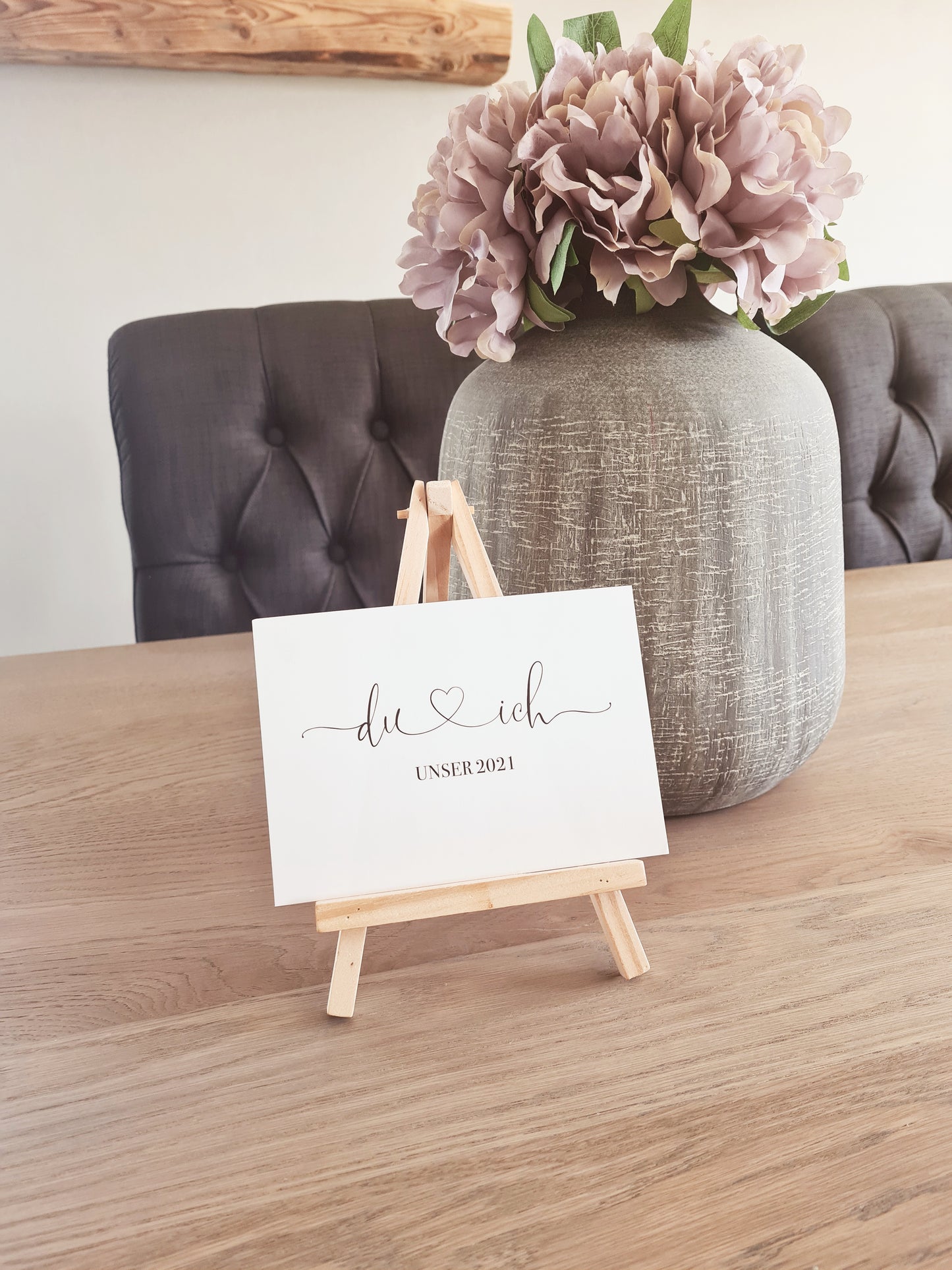 Kleine Tischstaffelei aus Holz