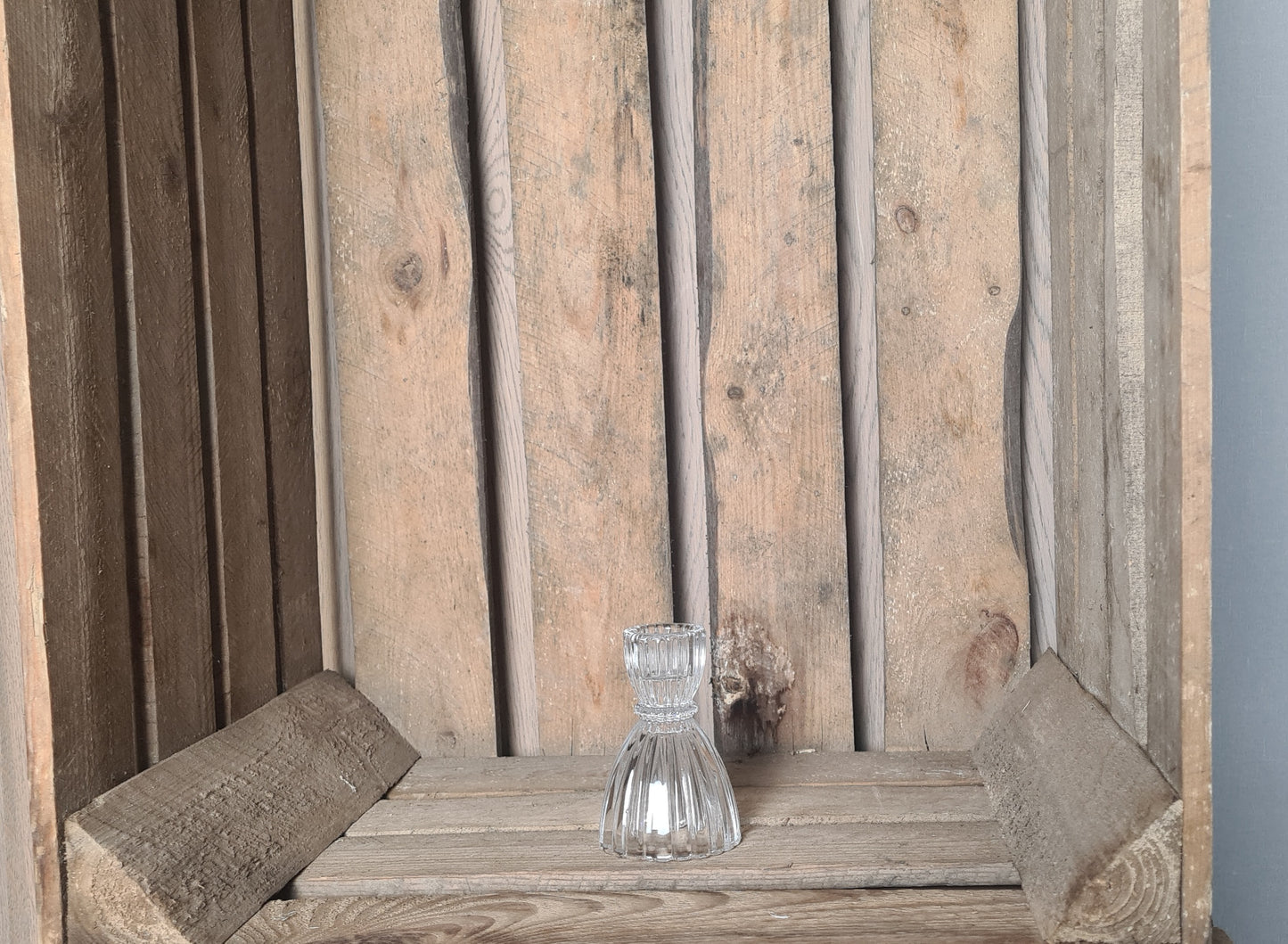 Kerzenständer glas " Alva"