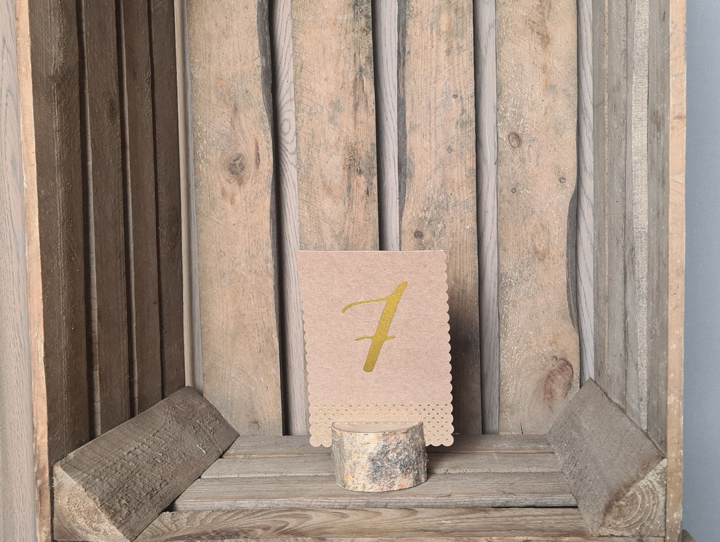 Kartenhalter Holz "Hubi"