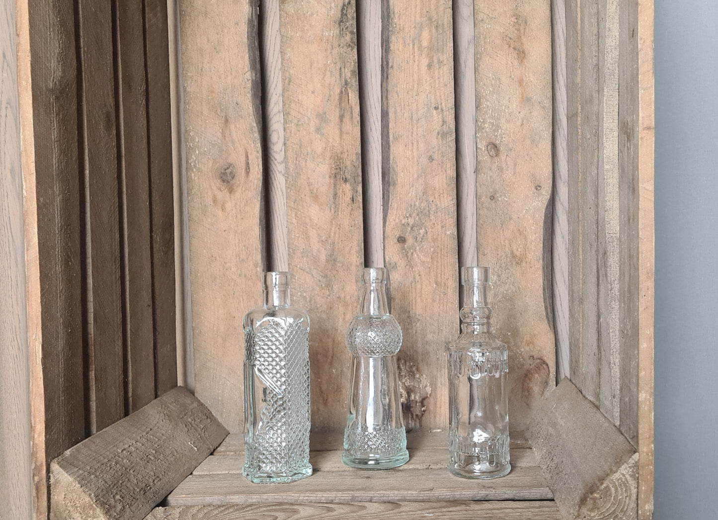 Flaschenvasen 3 er Set "Olivia"