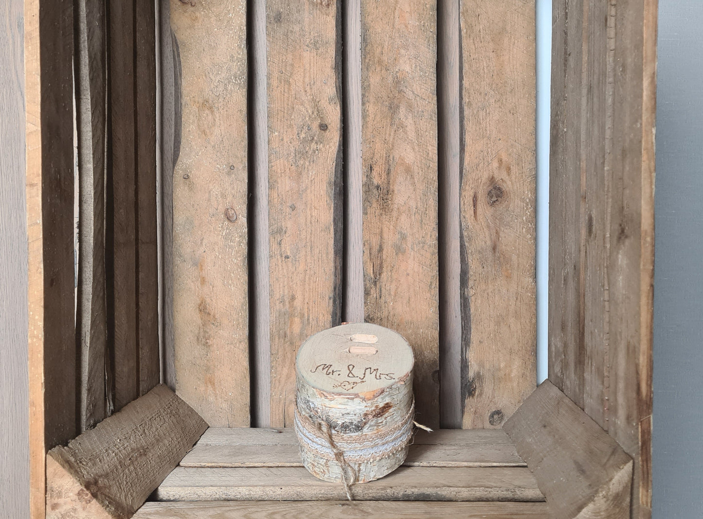 Ringhalter Holz vintage