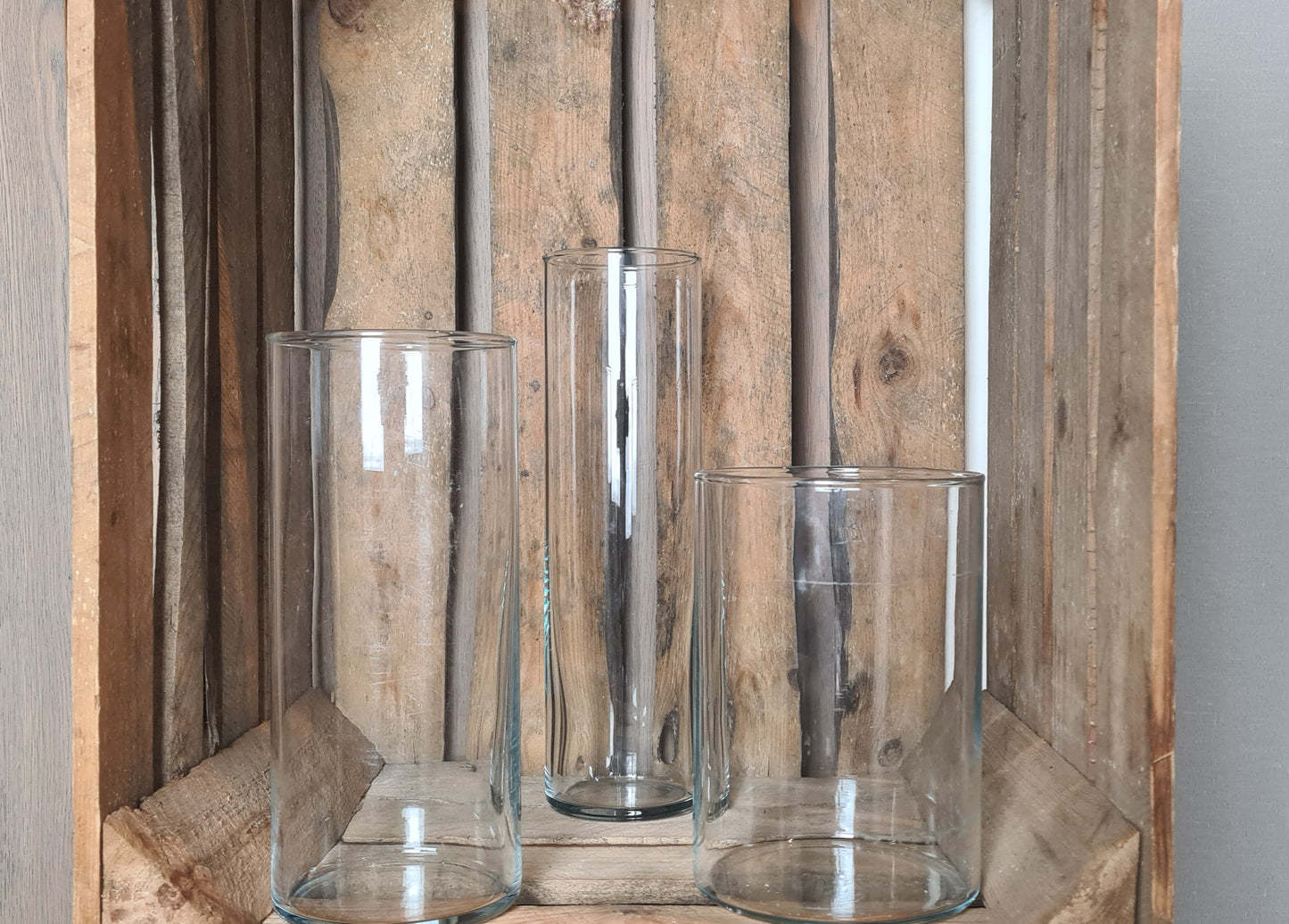 Zylinder Vasen 3 er Set "Keno"