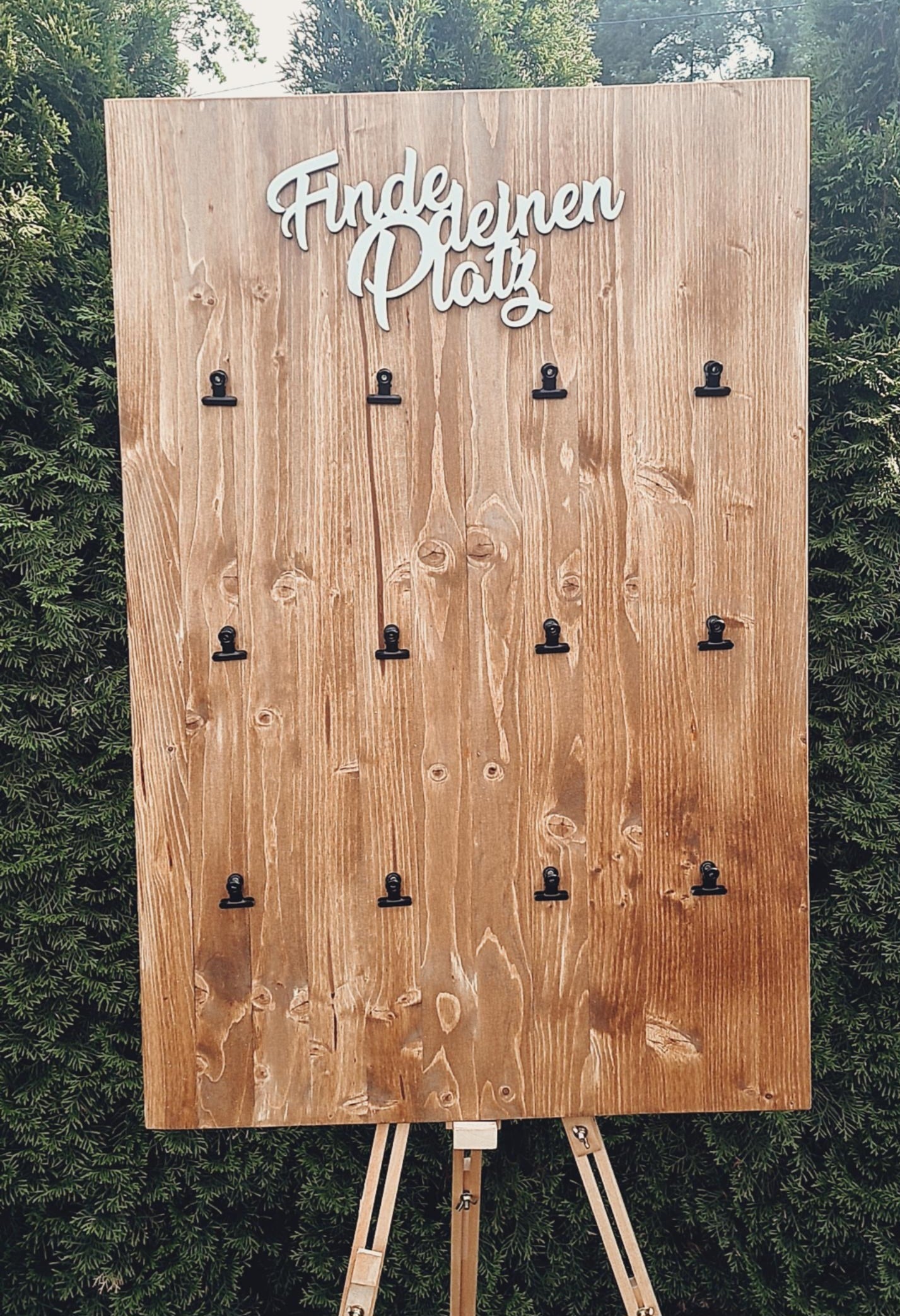 "Finde dein Platz" Sitzplan