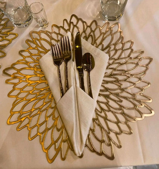 Goldenes Besteck"Fork"