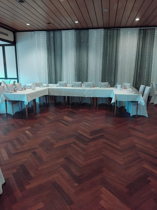 Vorhang mit Lichterkette "Olli"