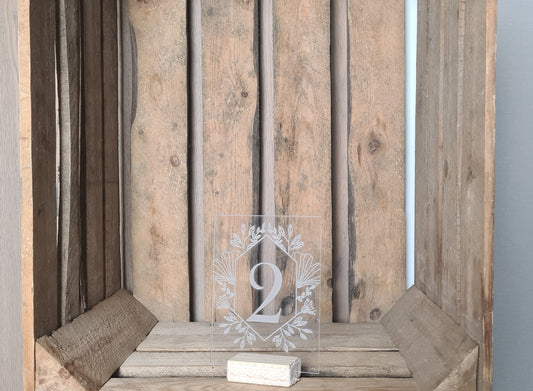 Tischnumern 1-10 Acryl